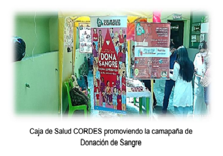 CAMPAÑA DE DONACION DE SANGRE 